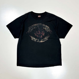 00's HARLEY DAVIDSON "Sinister Ride" 両面プリント Tシャツ
