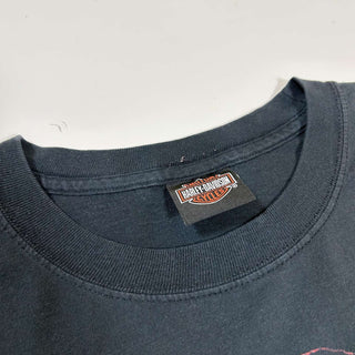 00's HARLEY DAVIDSON "Sinister Ride" 両面プリント Tシャツ
