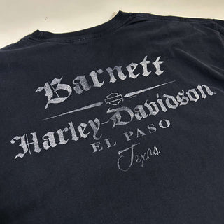 00's HARLEY DAVIDSON "Sinister Ride" 両面プリント Tシャツ