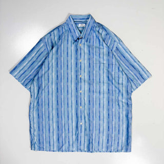 00's HAUS & HOFFMAN 総柄 ボックスカット S/S シャツ