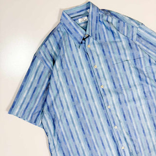 00's HAUS & HOFFMAN 総柄 ボックスカット S/S シャツ