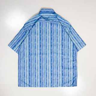 00's HAUS & HOFFMAN 総柄 ボックスカット S/S シャツ