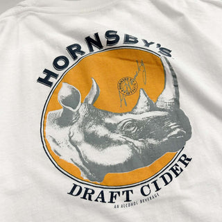 00's "HORNSBY'S DRAFT CIDER" アニマル プリント Tシャツ