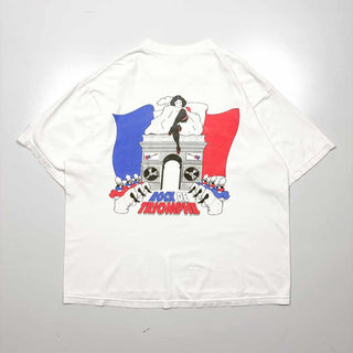 00's Hard Rock "ROCK DE TRIOMPHE" バックプリント プリントTシャツ