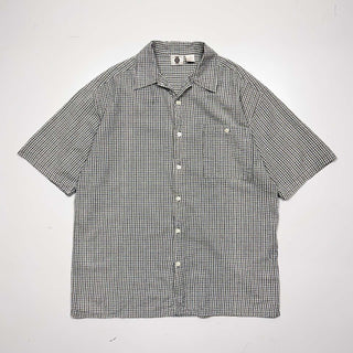 00's IN PRIVATE オープンカラー シアサッカー S/S シャツ