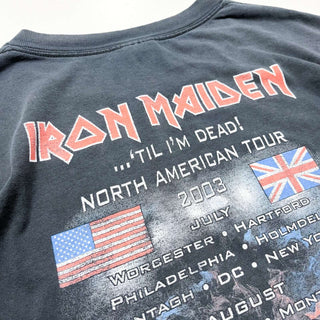 00's IRON MAIDEN バンド プリントTシャツ_