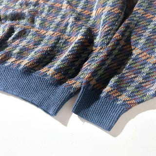 00's IVY CREW チェック アクリルニット セーター