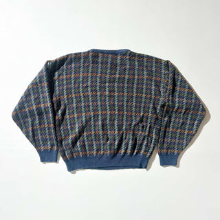 00's IVY CREW チェック アクリルニット セーター