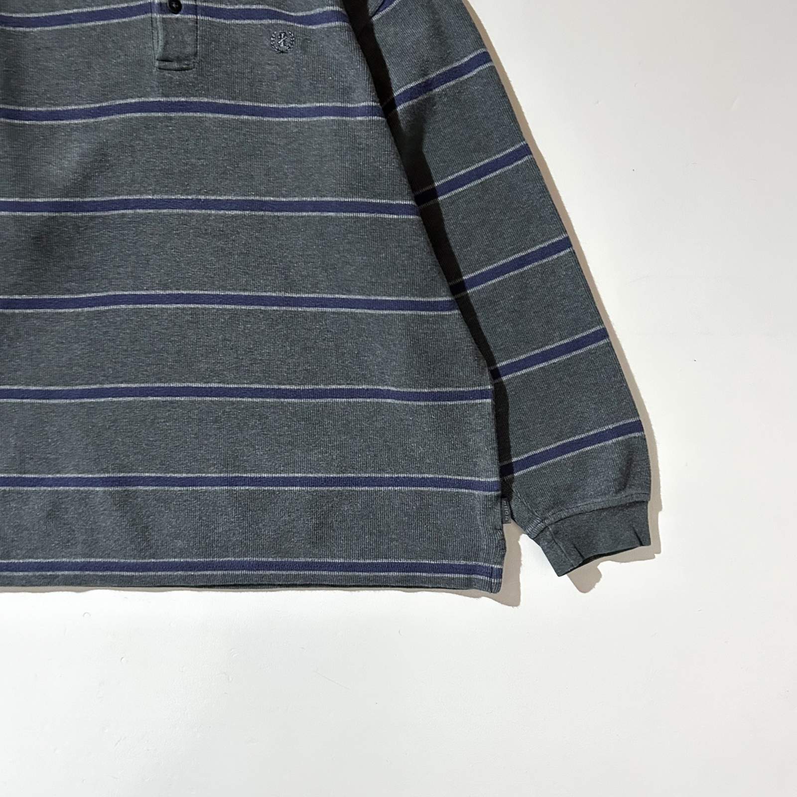 00's IZOD ボーダー L/S ニットポロシャツ
