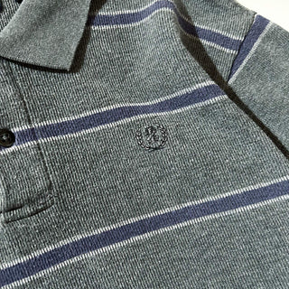 00's IZOD ボーダー L/S ニットポロシャツ