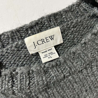 ～00's J.CREW "HAND KNIT" ノルディック ウール ニット セーター