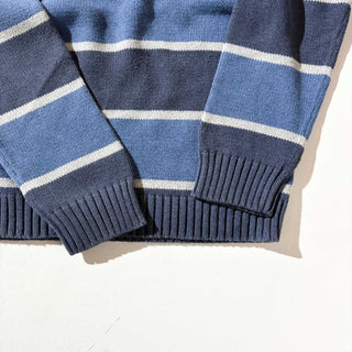 00's J.CREW ボーダー コットン ニット セーター