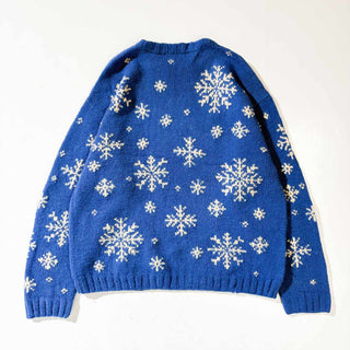 ～00's J.CREW スノウパターン ウール ニット セーター