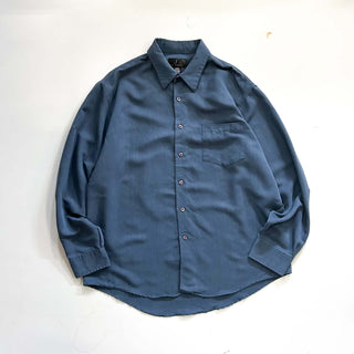 00's J.Ferrar レーヨン混 レギュラー L/Sシャツ