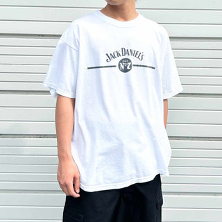00's "JACK DANIELS" 企業プリント Tシャツ