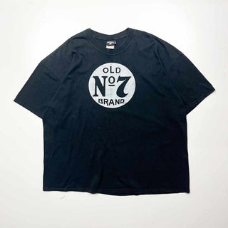 00's JACK DANIEL'S "OLD No.7" 両面プリント Tシャツ