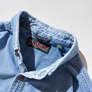 00's JANSPORTS デニム L/S シャツ