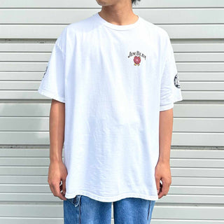 00's "JIM BEAM" 両面プリント Tシャツ