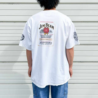 00's "JIM BEAM" 両面プリント Tシャツ