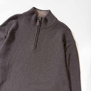 00's JOS.A.BANK ラムズウール ハーフジップ ニット セーター