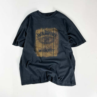 00's Jack Daniel's 企業 プリント Tシャツ