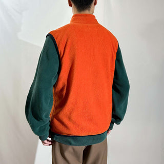 00's K.A.D オレンジ フリース ベスト