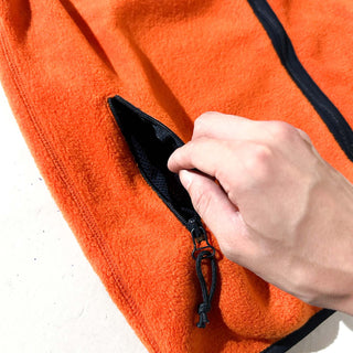 00's K.A.D オレンジ フリース ベスト