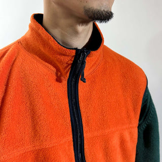 00's K.A.D オレンジ フリース ベスト