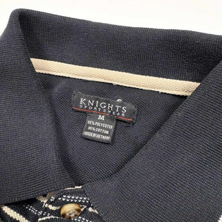 00's KNIGHTS SPORTS WEAR ボーダー ポロシャツ