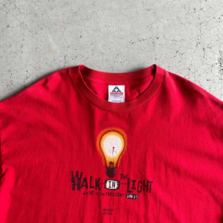 00's  Kerusso "Walk in the Light" ジーザス プリント Tシャツ