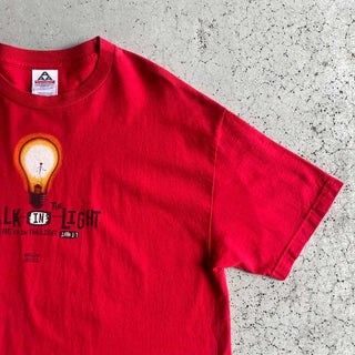 00's  Kerusso "Walk in the Light" ジーザス プリント Tシャツ