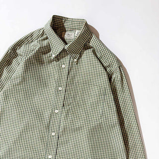 00's L.L.Bean コットン チェック B.D. L/S シャツ