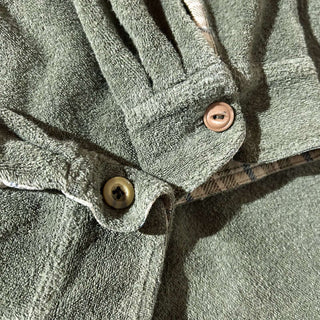 90's〜00's L.L.Bean オリーブ パイル ハーフジップ L/Sシャツ