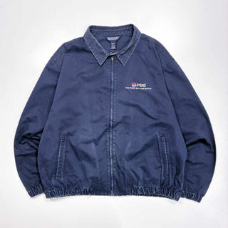 ～00's LANDS' END "PEPSI" 企業ロゴ ドリズラー ジャケット
