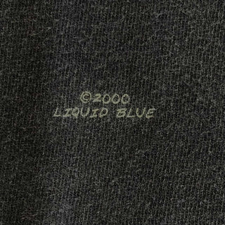 00's LIQUID BLUE スカル プリント Tシャツ