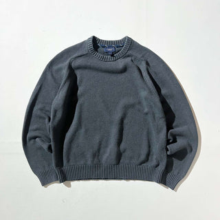 00's Lands' end ドリフターニット セーター(グレー)