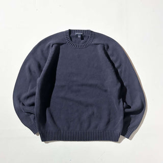 00's Lands' end ドリフターニット セーター (ネイビー)