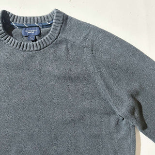00's Lands' end ドリフターニット セーター(グレー)