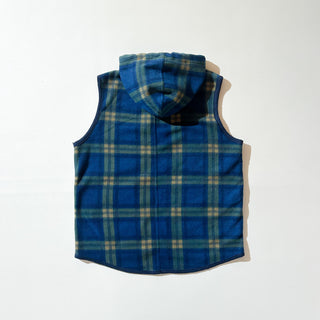 00's Liz claiborne チェック柄 フリース ベスト