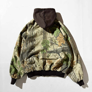 ～00's "MADE IN CANADA" Cabelas リアルツリーカモ フェイクレイヤード ブルゾン