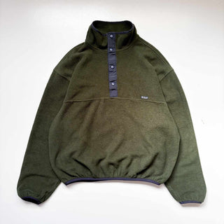 ～00's "MADE IN MEXICO" Woolrich スナップT タイプ フリース プルオーバー (グリーン)