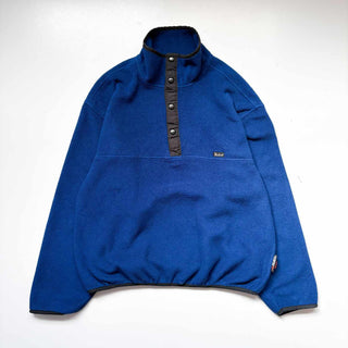 ～00's "MADE IN MEXICO" Woolrich スナップT タイプ フリース プルオーバー (ブルー)