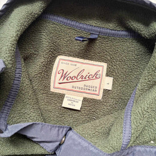 ～00's "MADE IN MEXICO" Woolrich スナップT タイプ フリース プルオーバー (グリーン)