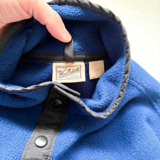 ～00's "MADE IN MEXICO" Woolrich スナップT タイプ フリース プルオーバー (ブルー)