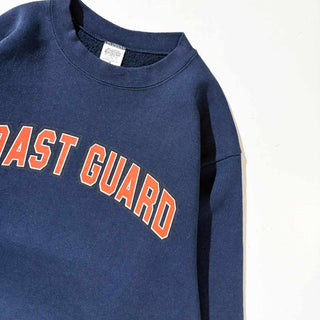 00's "MADE IN USA" COAST GUARD プリント スウェット