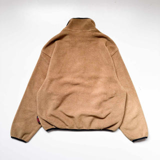 ～00's "MADE IN USA" Woolrich スナップT タイプ フリース プルオーバー (ブラウン)