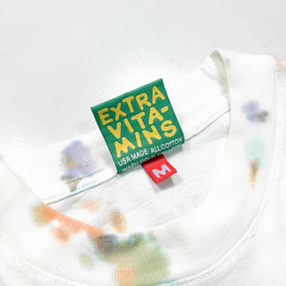 00's "MADE in USA" EXTRA VITA-MINS 両面プリント タイダイTシャツ