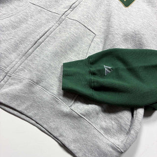 00's MAJESTIC "MINNESOTA WILD" ラグラン フルジップ スウェット パーカ