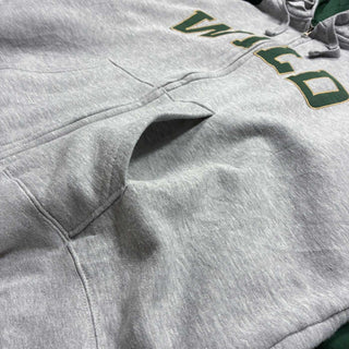 00's MAJESTIC "MINNESOTA WILD" ラグラン フルジップ スウェット パーカ
