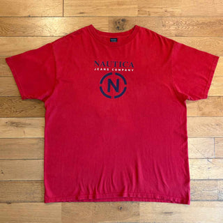 ～00's NAUTICA JEANS COMPANY ロゴプリント Tシャツ